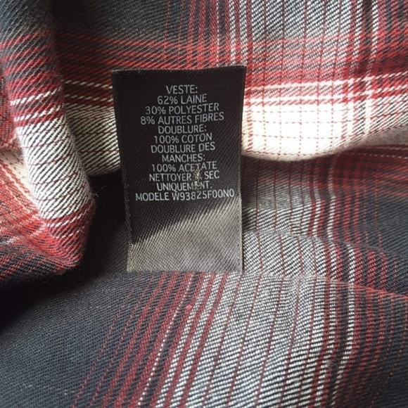 GUESS Double Breasted Winter Jacket sz M - Picture 6 of 7